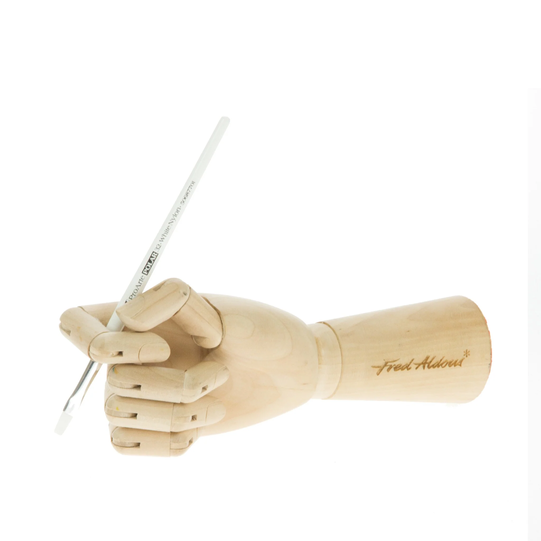 Pro Arte - Series 32 - Polar White Nylon Brushes- Flat - Image 4