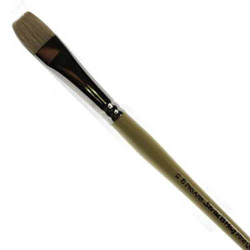 Pro Arte - Series B - Finest Quality Hog Brushes- Short Flat - Image 4