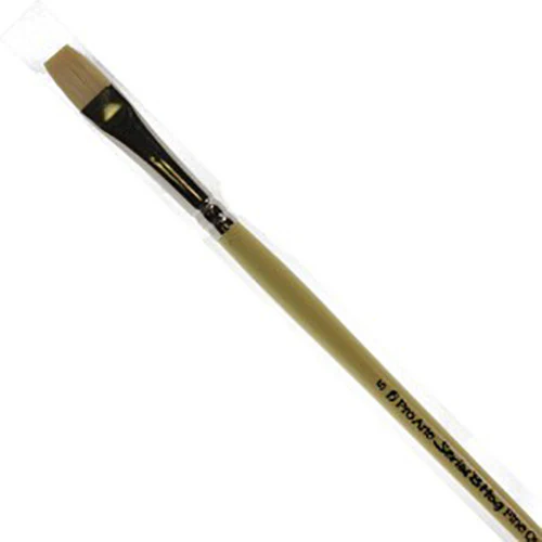 Pro Arte - Series B - Finest Quality Hog Brushes- Short Flat - Image 7