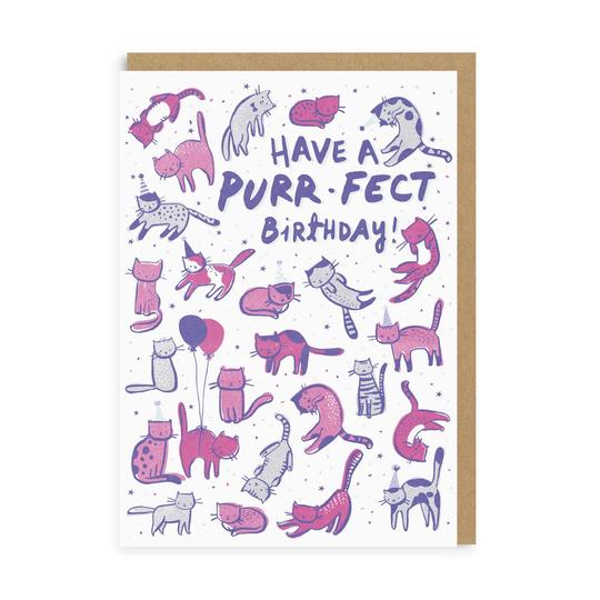 Purrfect Birthday Card