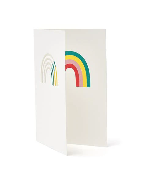 Rainbow Die Cut Greeting Card - Image 2