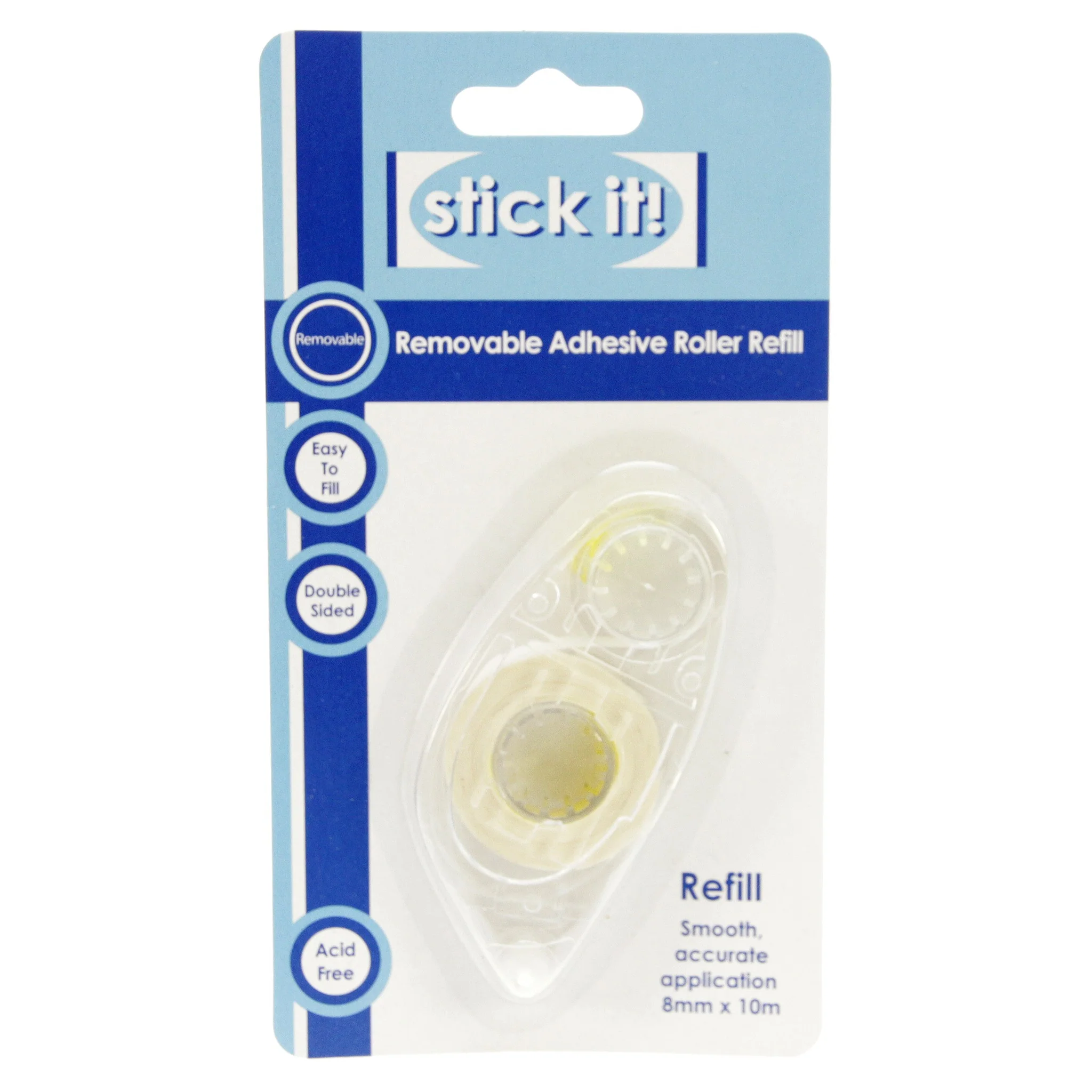 Removable Adhesive Refill - 8mm x 10m