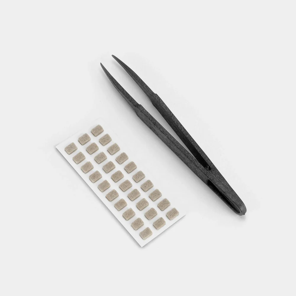 Replacement Felt Pressure Pads for Cassette Tape Repair (30pcs)
