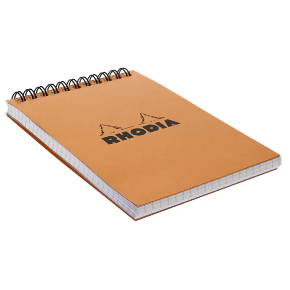 Rhodia Classic Wrbnd Pad 80 Detach. Sh. 10.5X14.8Cm Sq.5X5 13500C