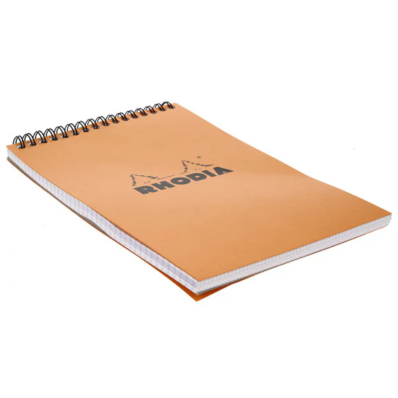 Rhodia Classic Wrbnd Pad 80 Detach. Sh. 14.8X21Cm Sq.5X5 16500C