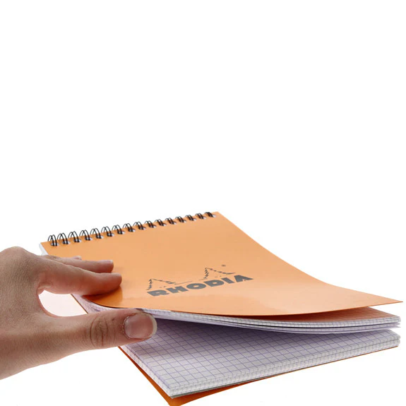 Rhodia Classic Wrbnd Pad 80 Detach. Sh. 14.8X21Cm Sq.5X5 16500C - Image 2