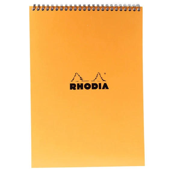 Rhodia Classic Wrbnd Pad 80 Detach. Sh. 21X29.7Cm Sq.5X5 18500C - Image 3