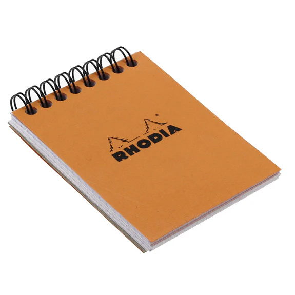 Rhodia Classic Wrbnd Pad 80 Detach. Sh. 7.5X10.5Cm Sq.5X5  11500C