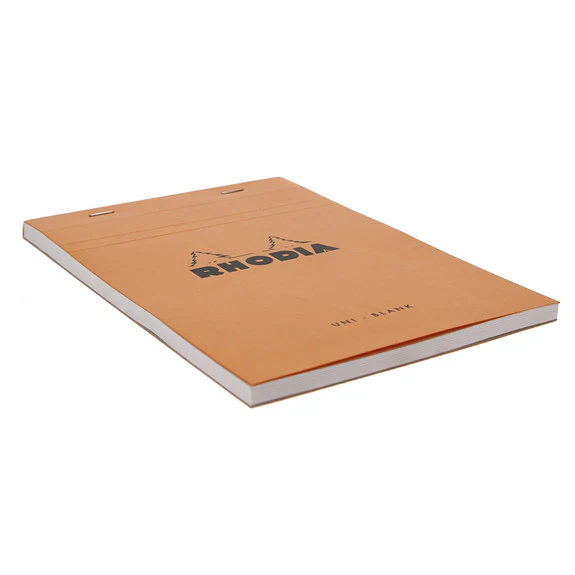 Rhodia Head Stapled Plain Pads