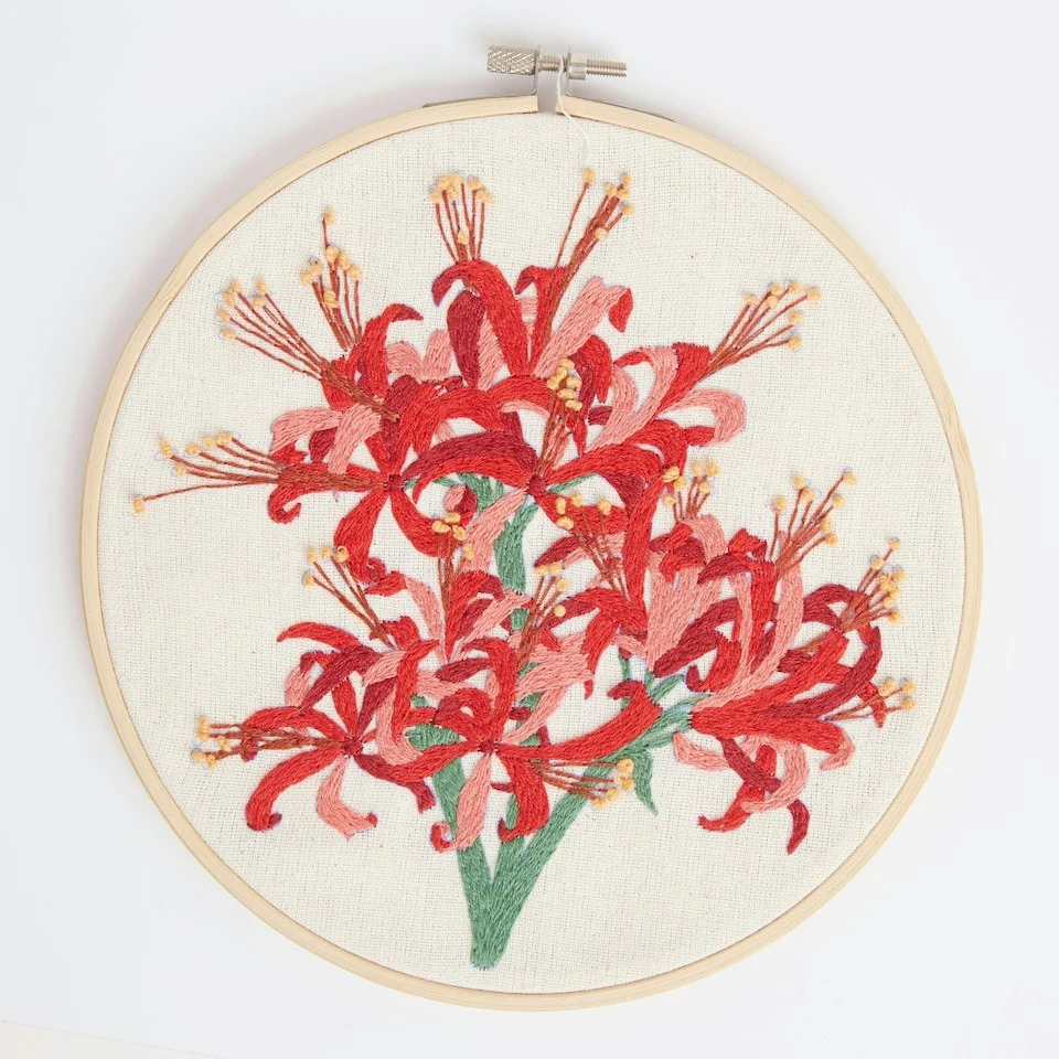 RHS Guernsey Lily Embroidery Kit - Image 2