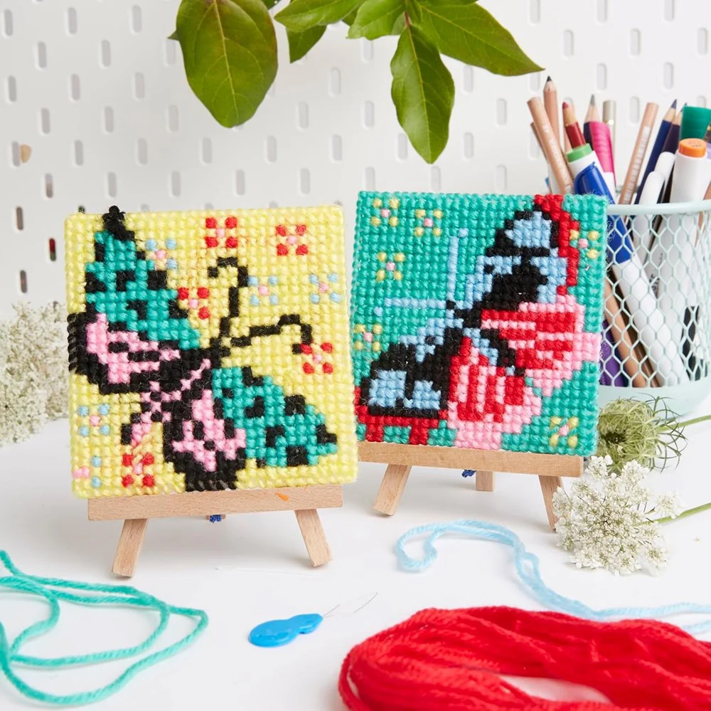 RHS Mini Cross Stitch Kit - Butterflies and Moths - Image 2