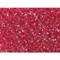 2 Cut Beads Glossy Red 2mm