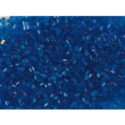 2 Cut Beads Turquoise Iridescent 2mm