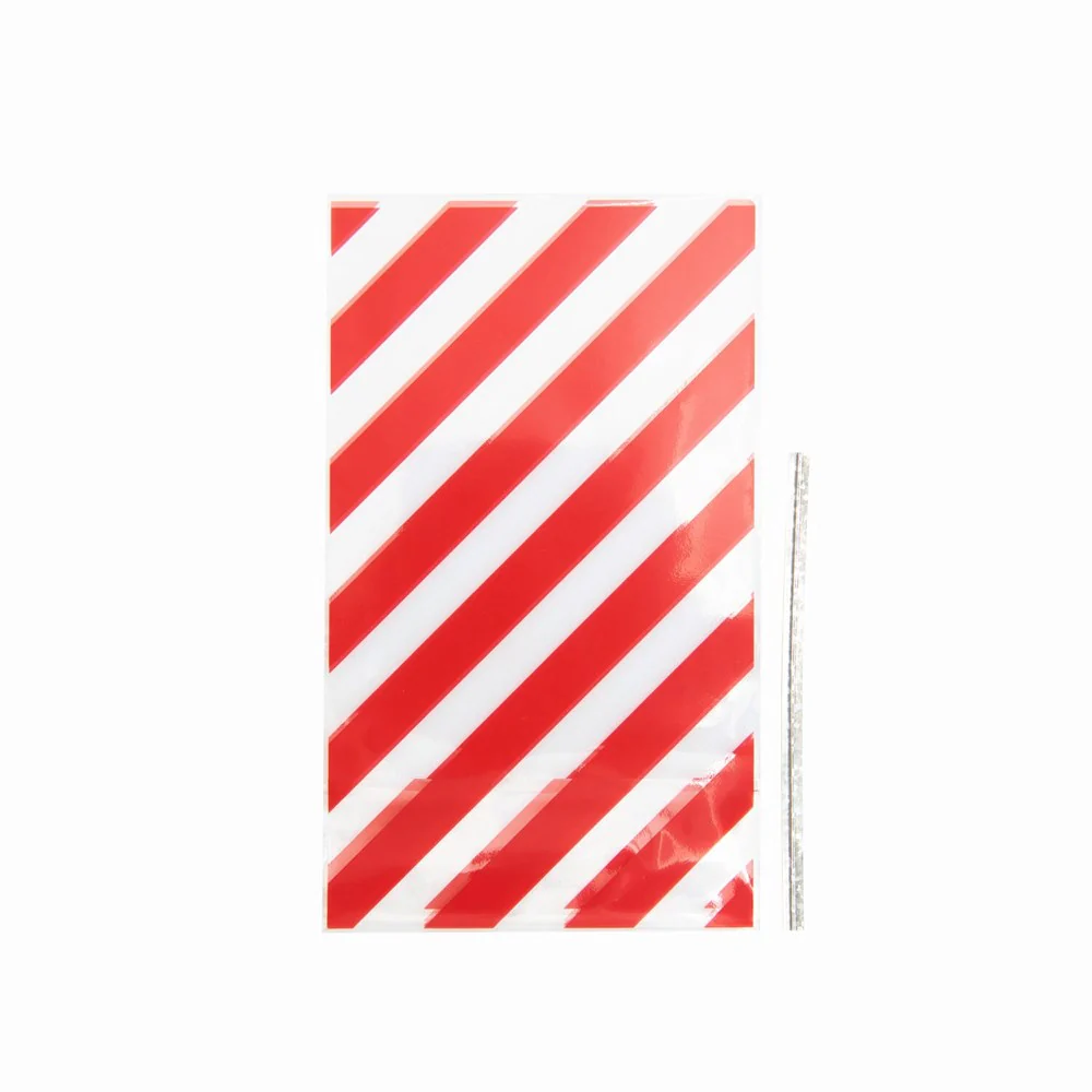 Rico Bottom Gusset Bags Red Stripes - Image 3