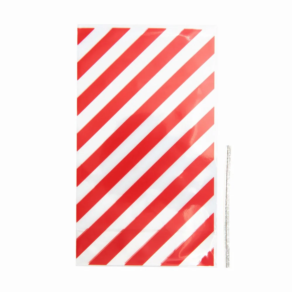 Rico Bottom Gusset Bags Red Stripes - Image 4