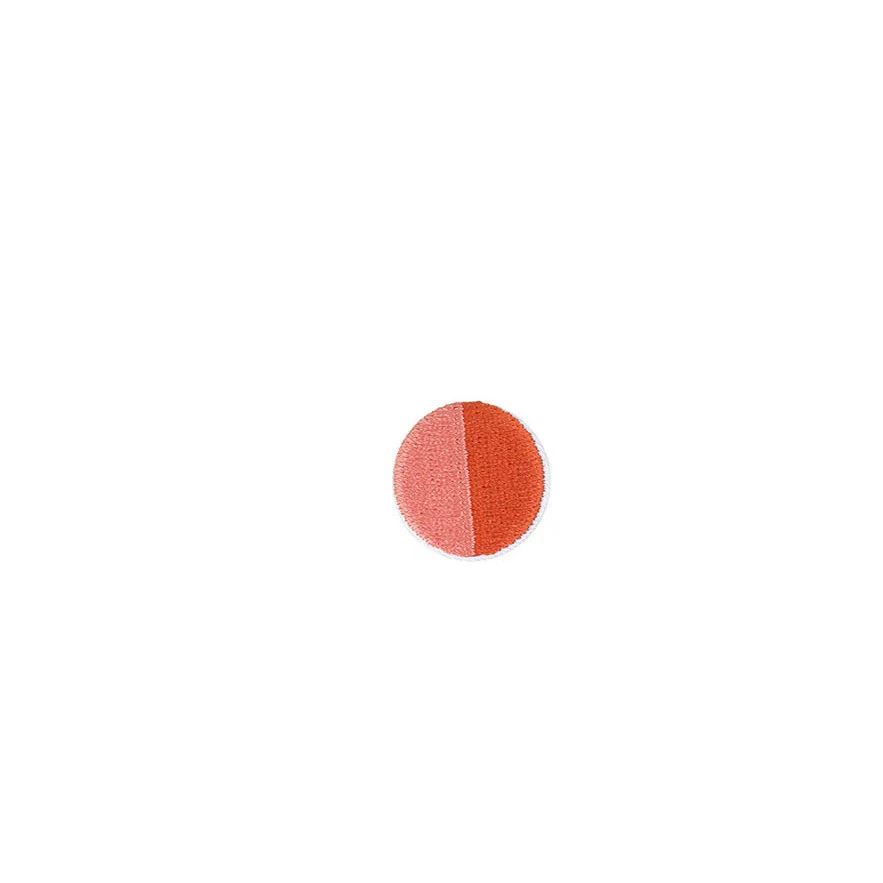 Made By Me Button Badge Pink / Orange