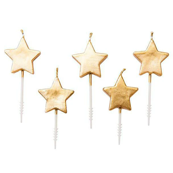Rico Candle Stars Gold