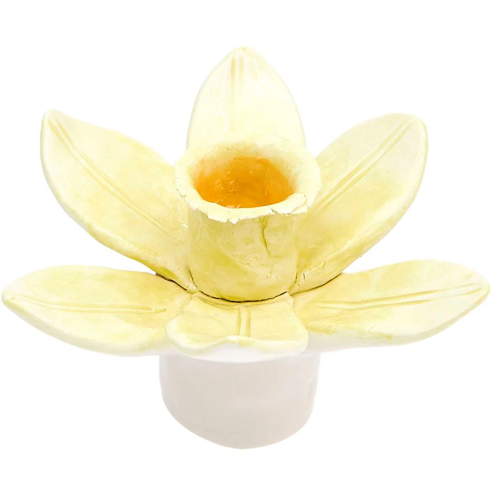 Rico Ceramic Candle Holder Daffodil Yellow