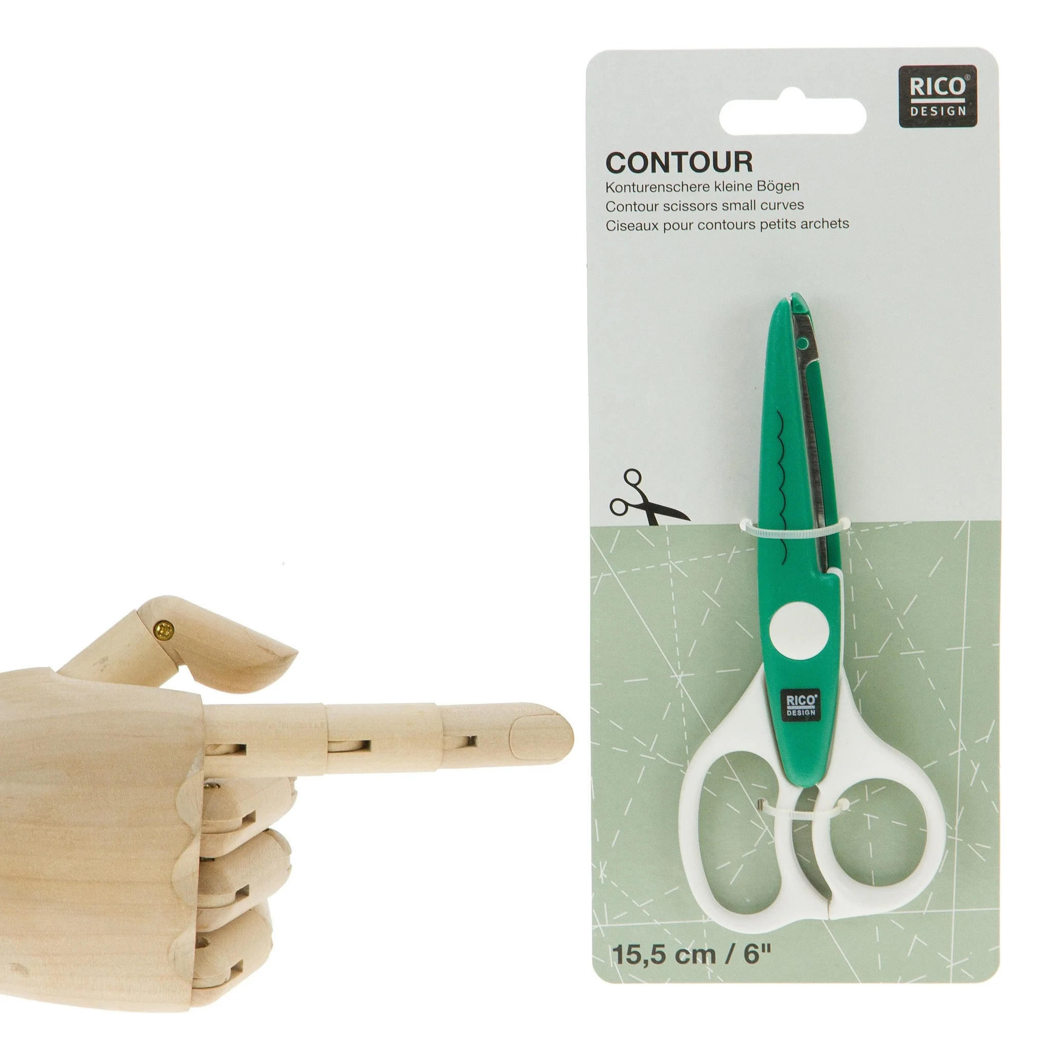 Rico Contour Scissors Small Arches - Image 2