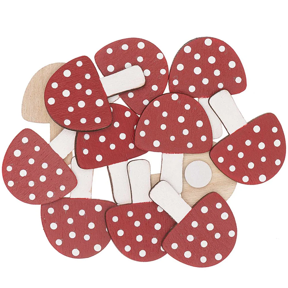 Ohhh Lovely Mushrooms Wooden Stickers