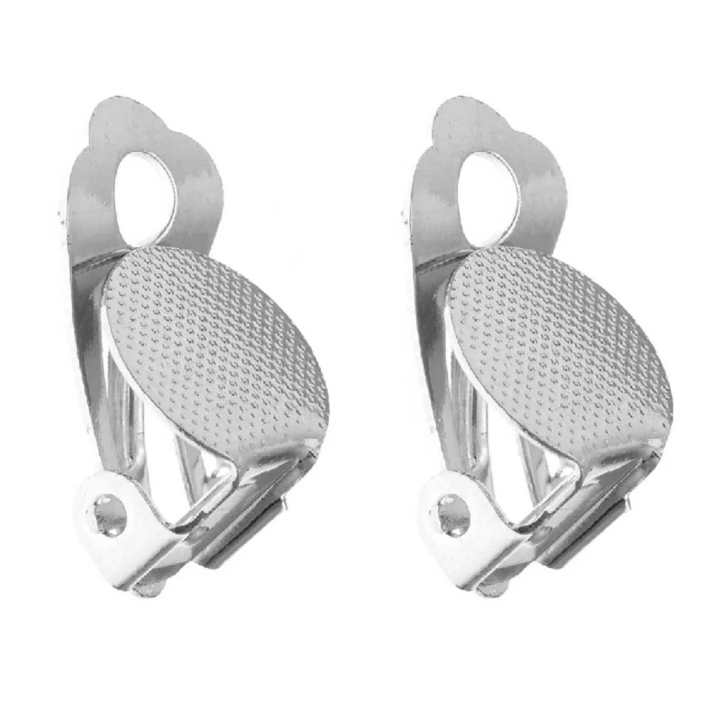 Rico Resin Ear Clips / Glue Surface Round