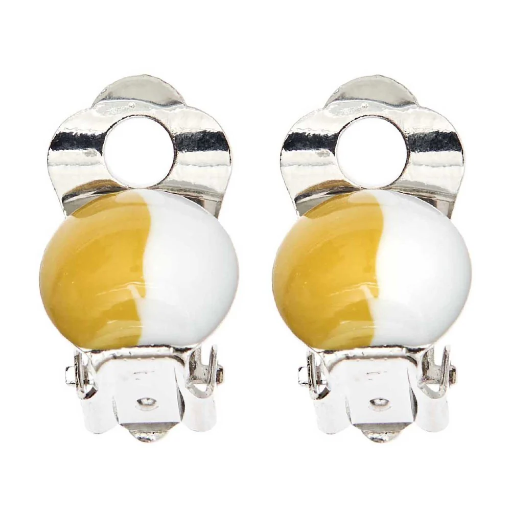 Rico Resin Ear Clips / Glue Surface Round - Image 2