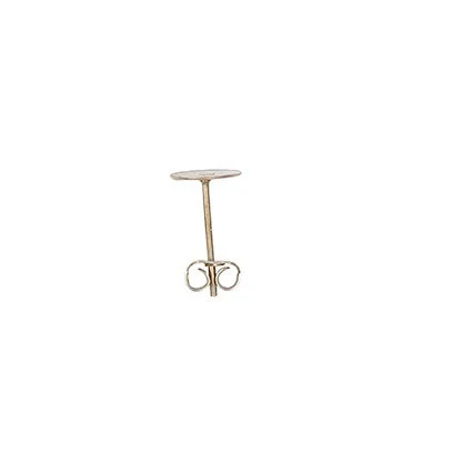 Rico Earring Post 13 x 8mm Silver