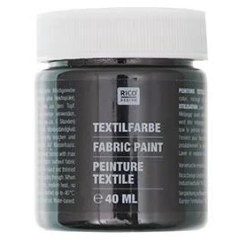 Rico Fabric Paint 40ml Black