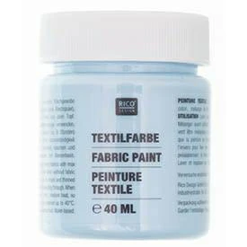 Rico Fabric Paint 40ml Light Blue