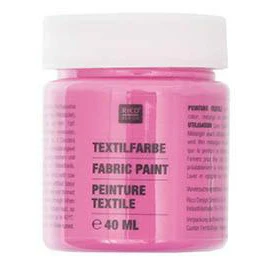 Rico Fabric Paint 40ml Pink