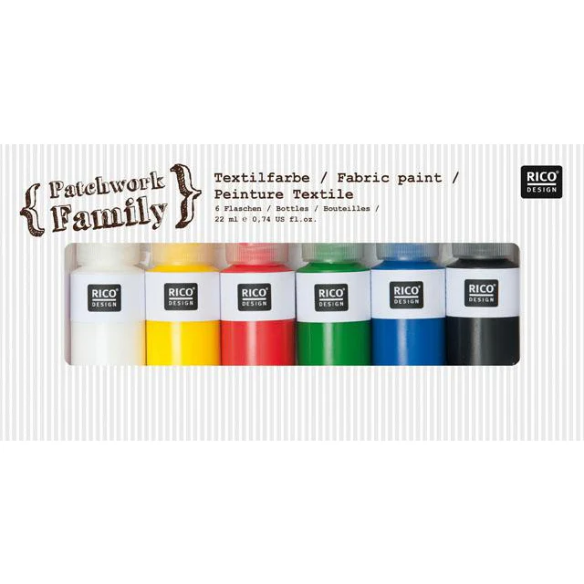 Rico Fabric Paint Set Basic