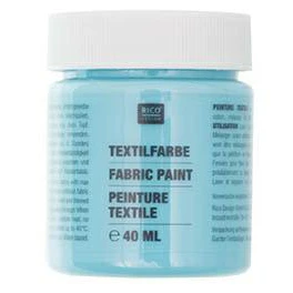 Rico Fabric Paint 40ml Turquoise