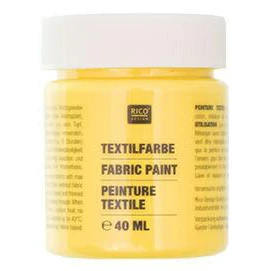 Rico Fabric Paint 40ml Yellow