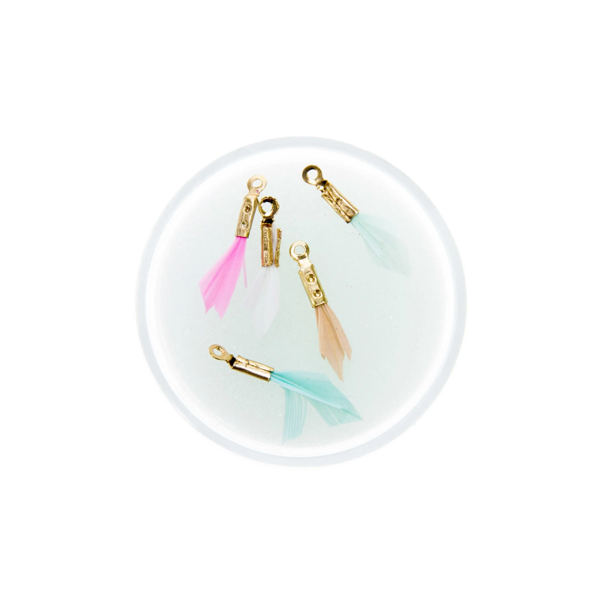Rico Pendant Feather Mix Sorbet