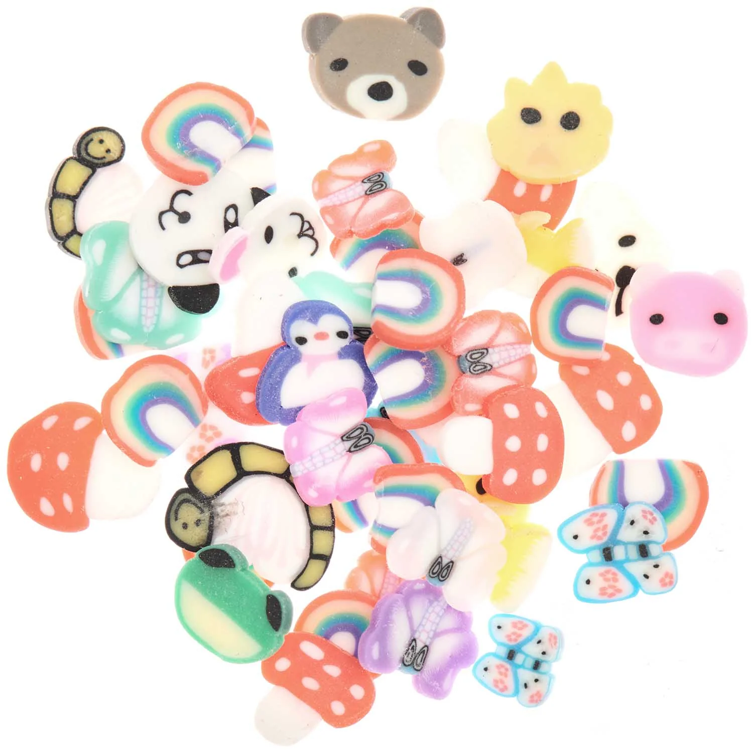 Resin Filling Animals / Rainbows / Mushrooms 4.5g