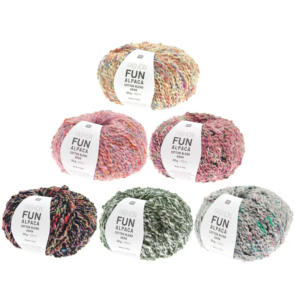 RICO Fun Alpaca Cotton Blend Aran