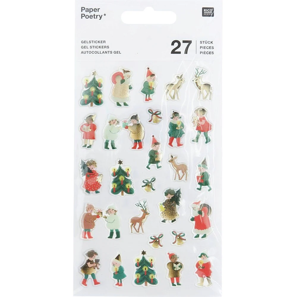 Paper Poetry Gel Stickers Children