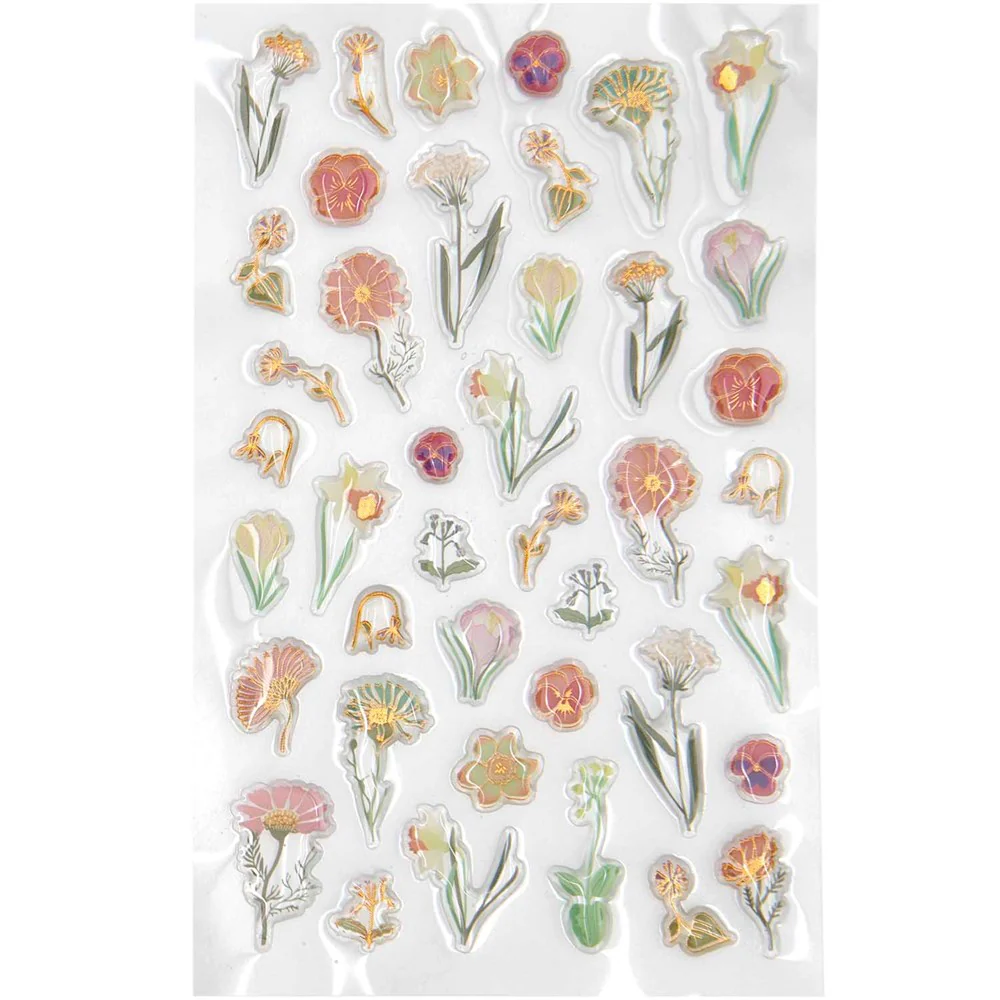 Paper Poetry Futschikato Flower Puffy Stickers