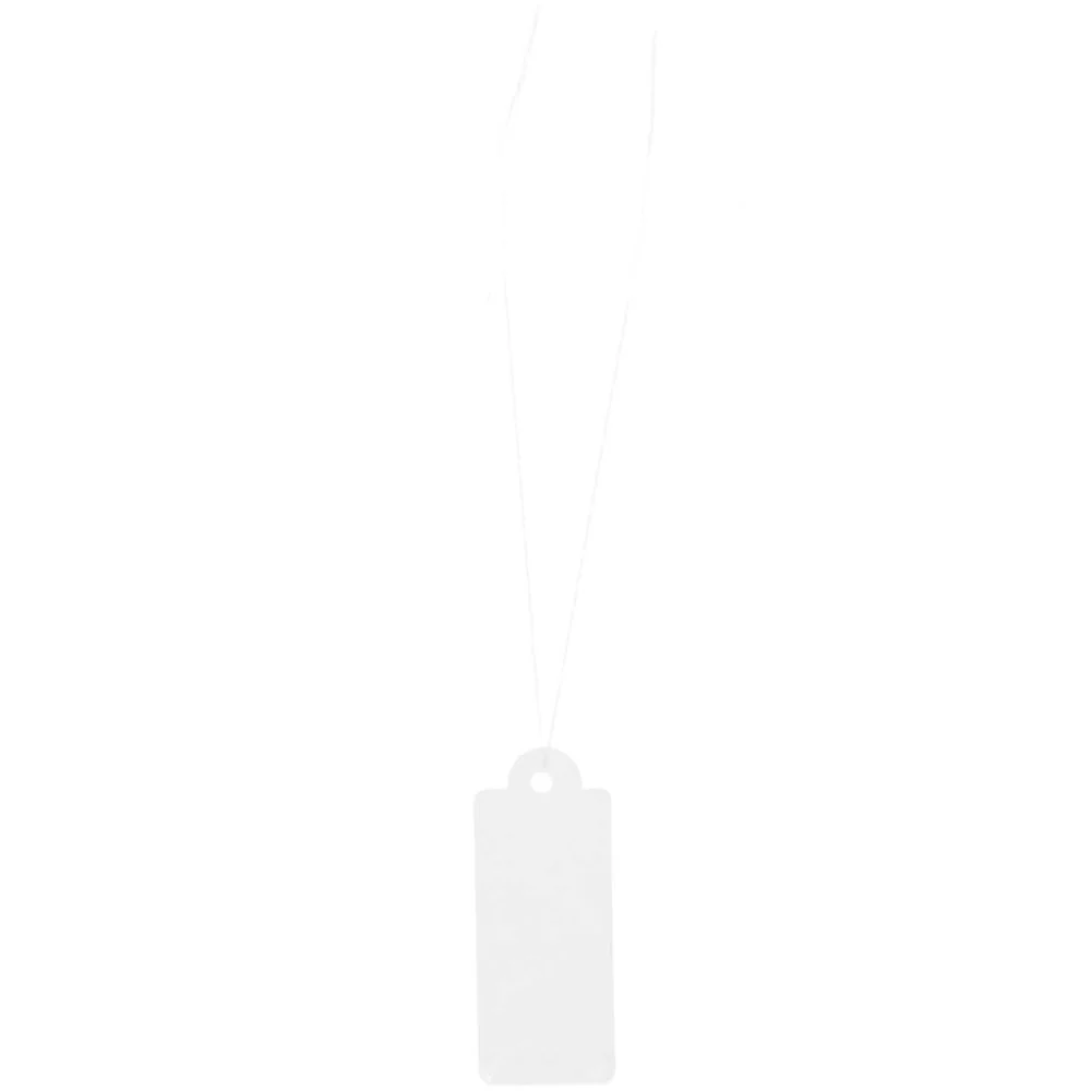 Paper Poetry Gift Tags White 14 x 34mm