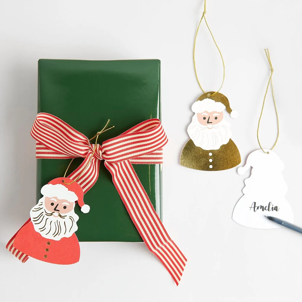 Paper Poetry Gift Tags Santa Claus - Image 2