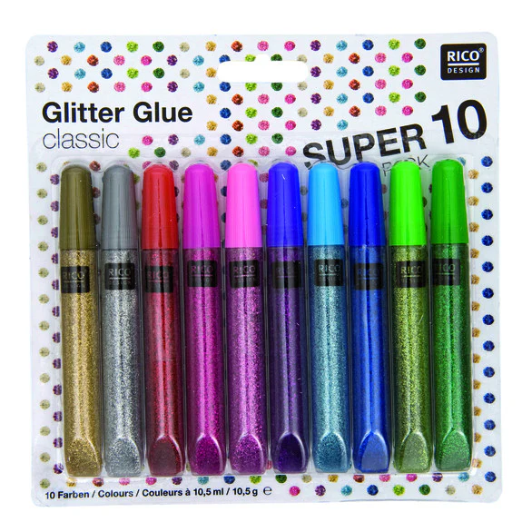 Rico Glitter Glue Classic Set