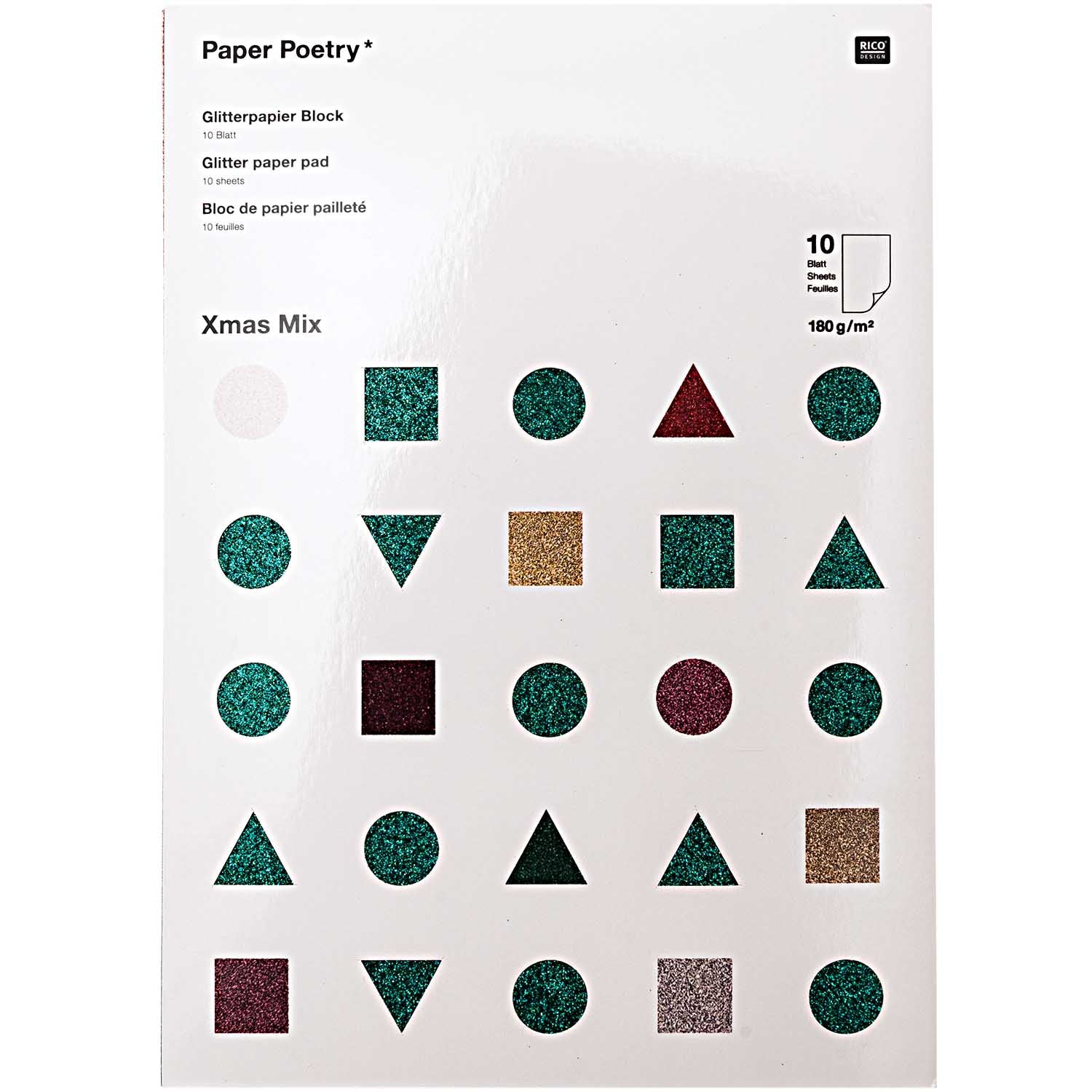 Rico Glitter Paper Pad