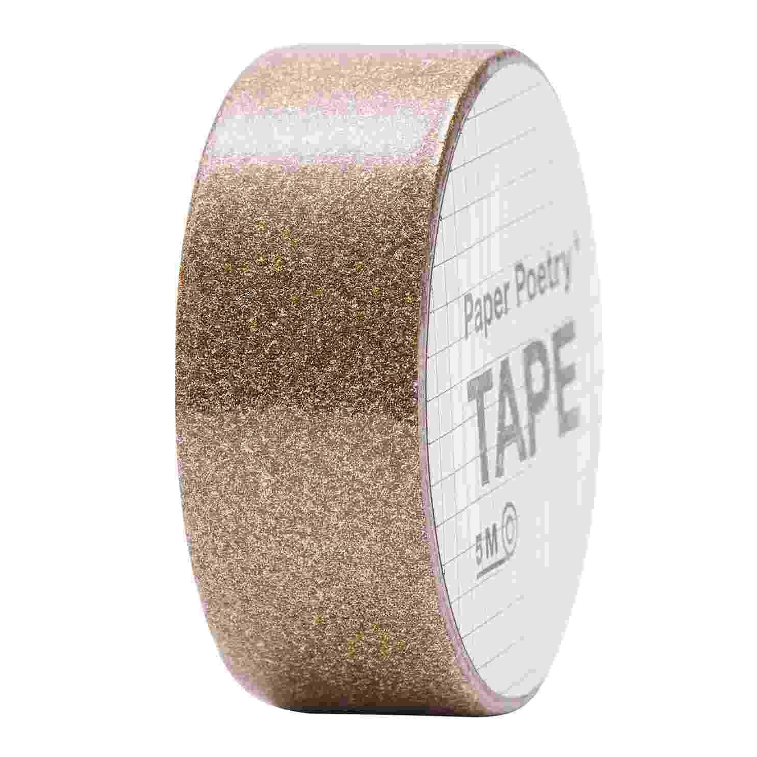 Paper Poetry Glitter Tape Copper