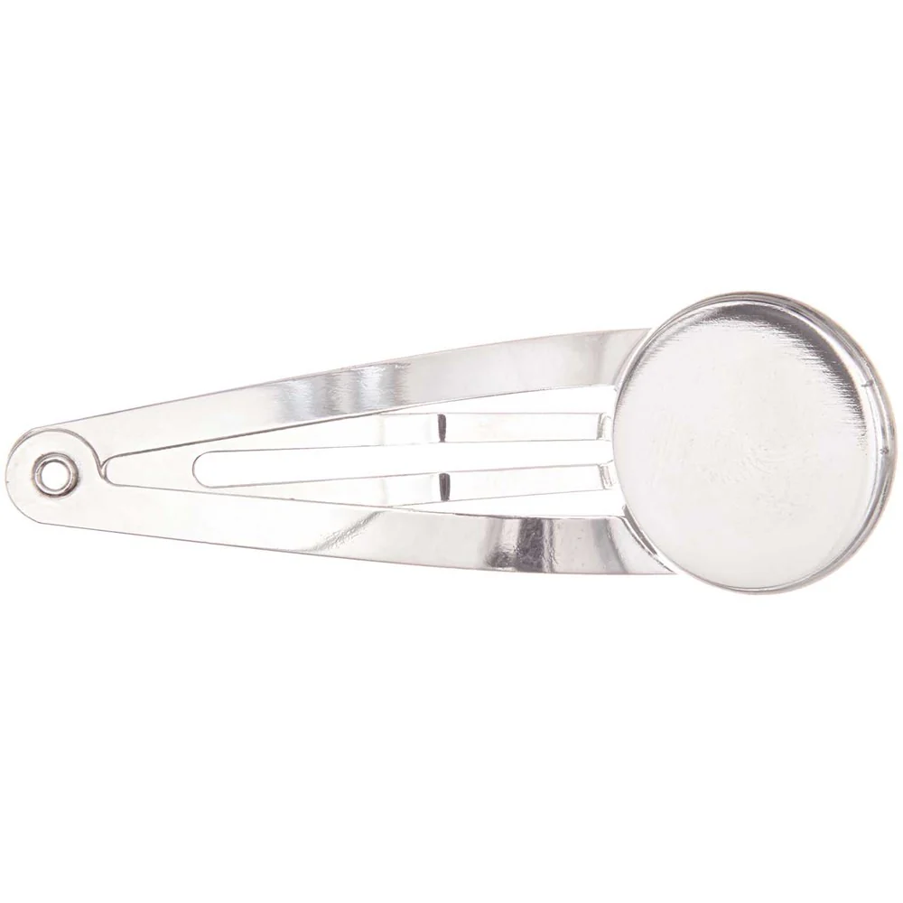 Rico Hair Clip / Round Glue Surface 5.5cm