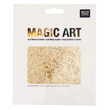 Rico Magic Art Metal Leaf Flakes Gold 2g