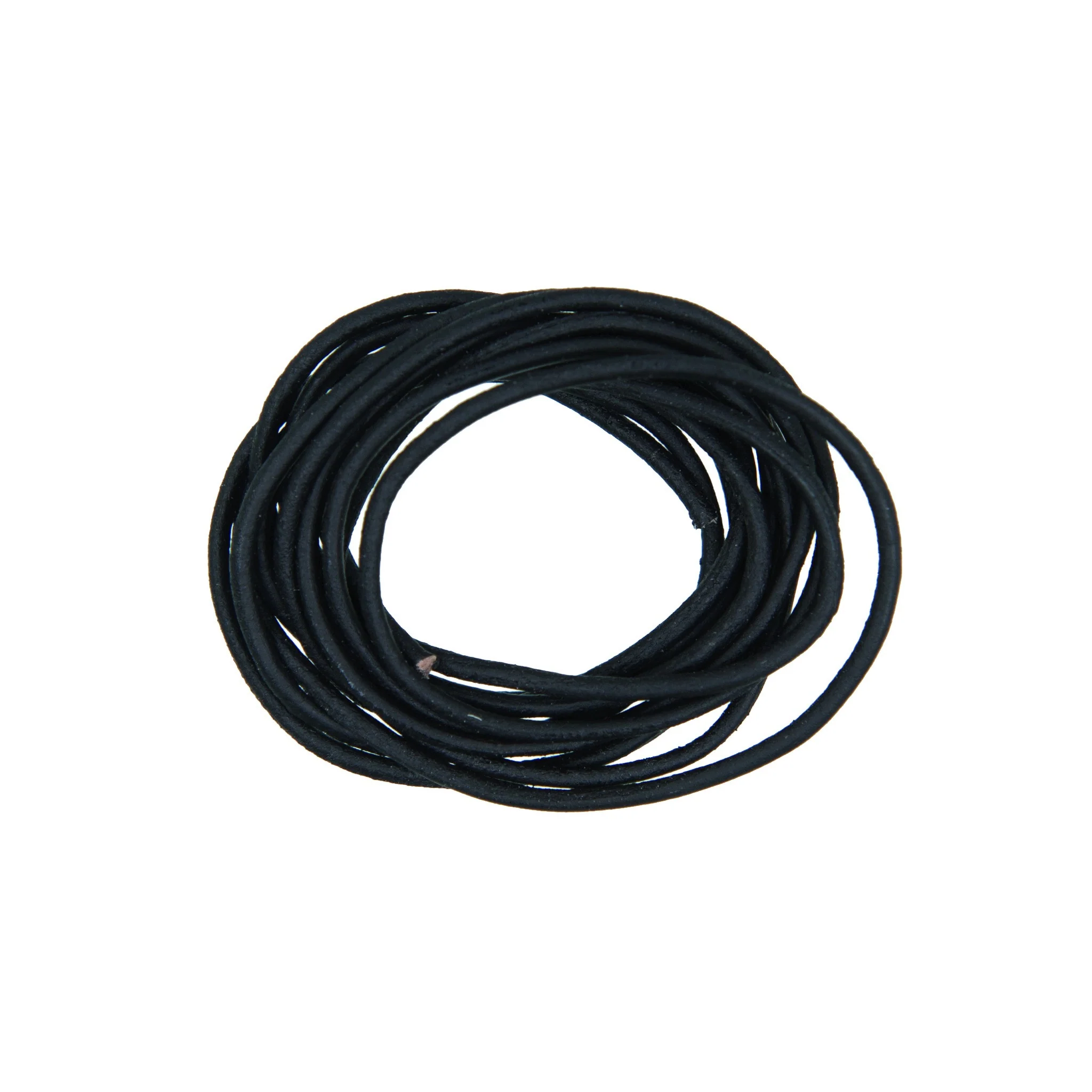 Rico Leather Cord Black 1m