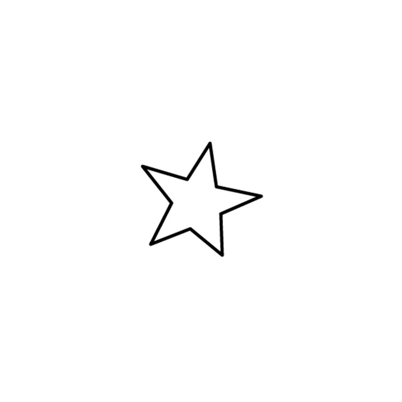 Paper Poetry Stamp Mini Star