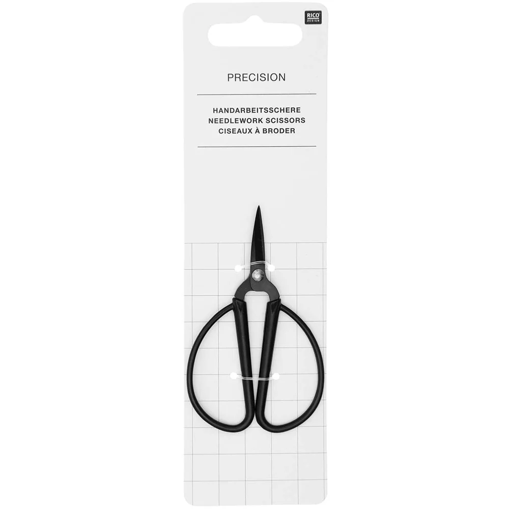 Rico Needlework Scissors Black