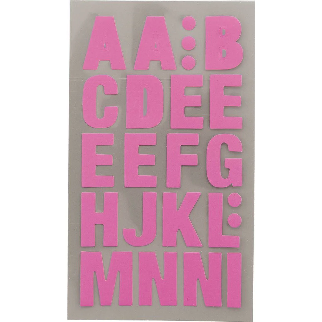 Paper Poetry Office Stick Neon Pink Letters