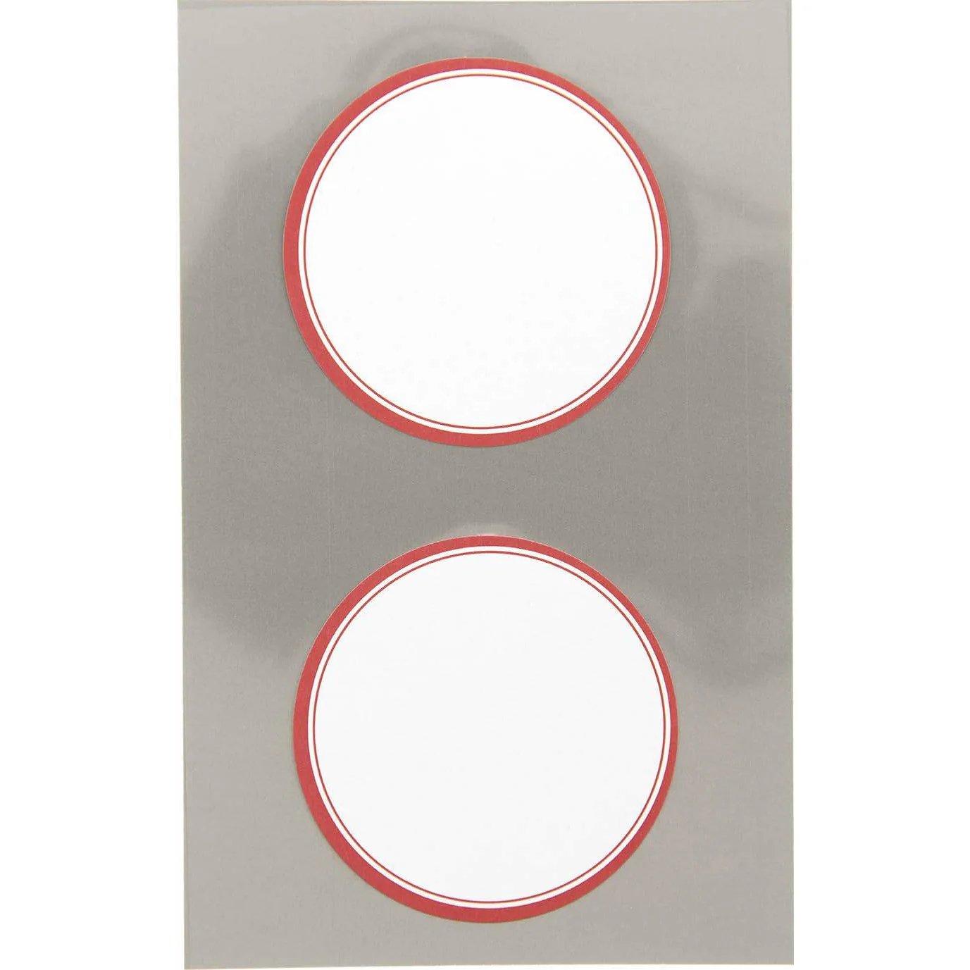 Paper Poetry Office Stick Red Frame Round